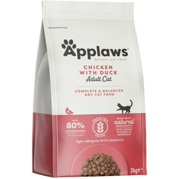 Applaws Hypoallergenic Dry Food With Chicken And Duck For Adult Cats 2 Kg 5060333435646